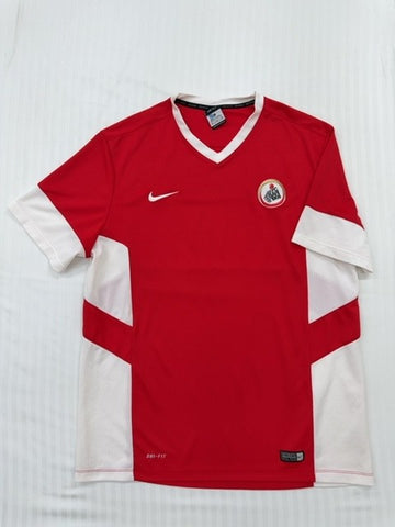 Nike Men's Red/White Soccer Jersey XL Dri-FIT