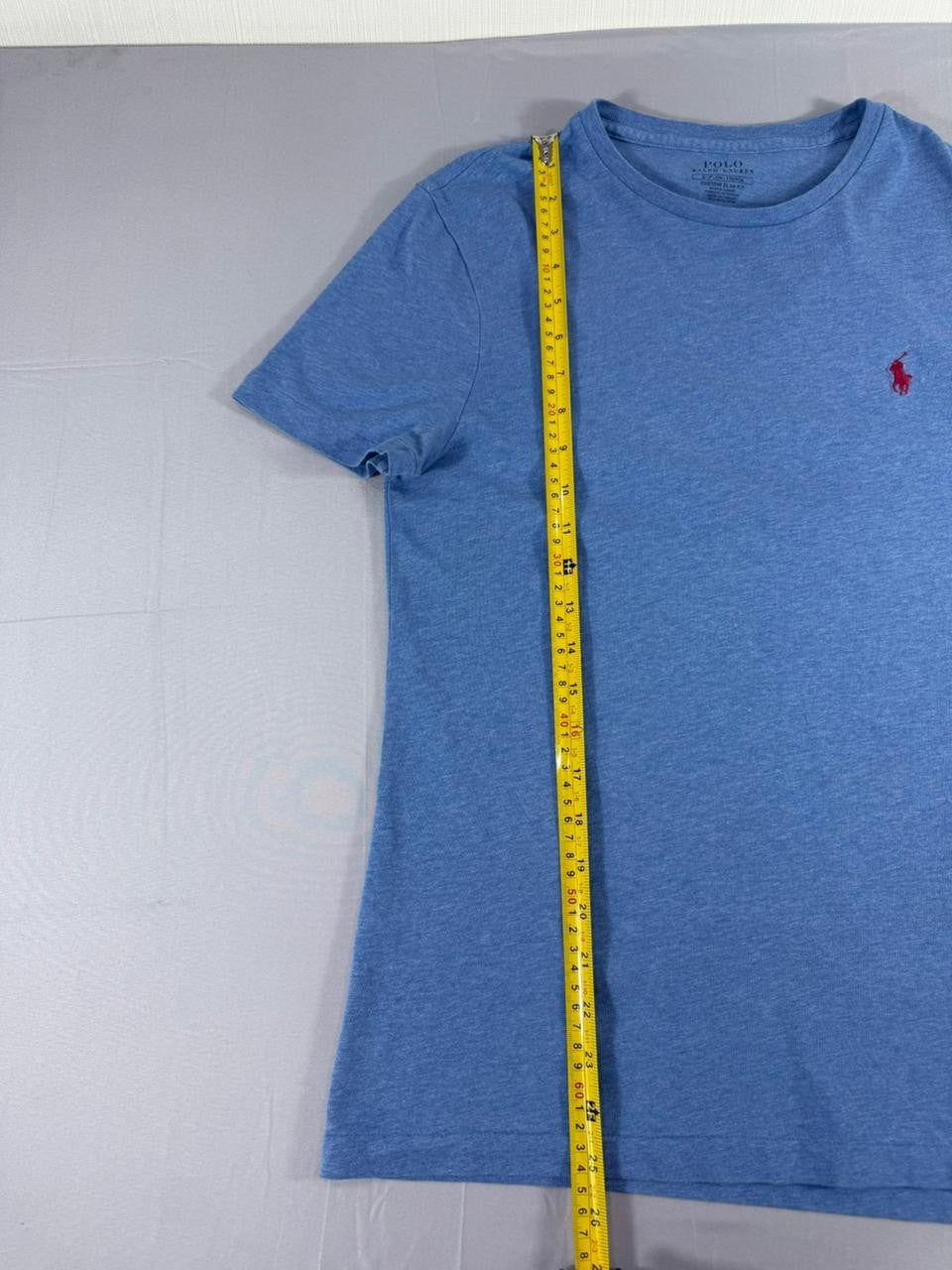 Polo Ralph Lauren Custom Slim Fit T-Shirt Men's S Blue Cotton Crew Neck