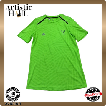 Adidas Messi 2023 Green XL Men's Soccer Jersey Mesh Short Sleeve