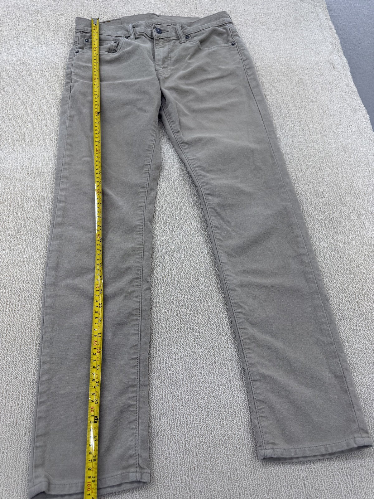 Levi's Men's Grey Slim 511 Jeans Size 29x32 Stretch