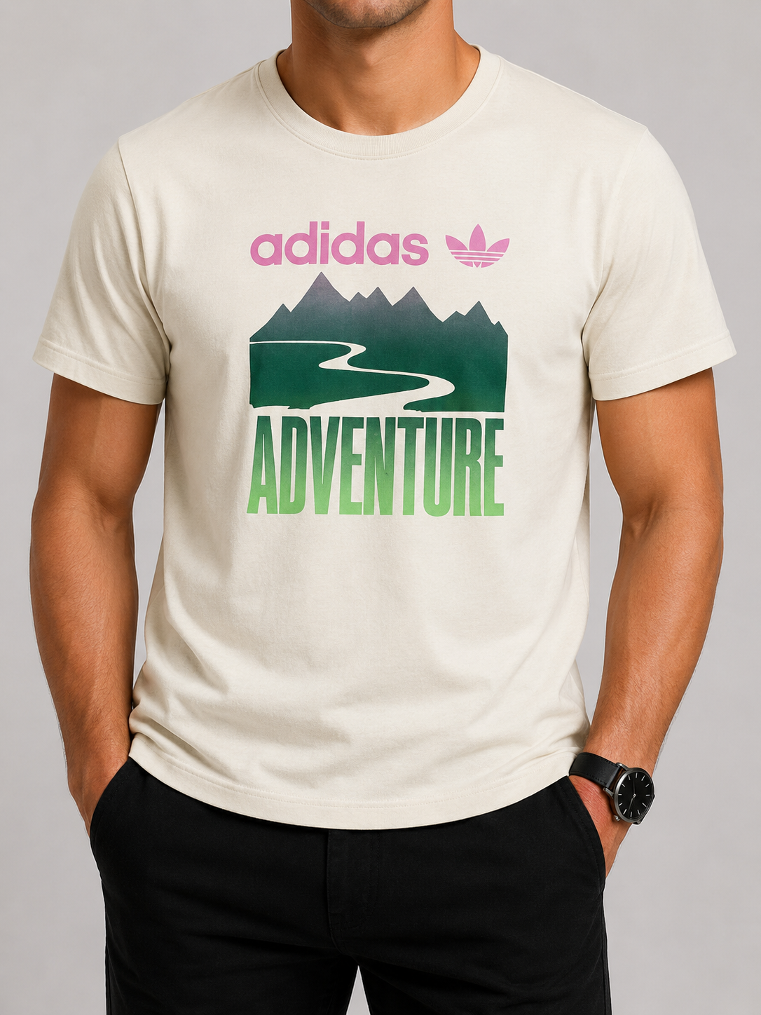 Adidas Boys White T-Shirt size L product image 1
