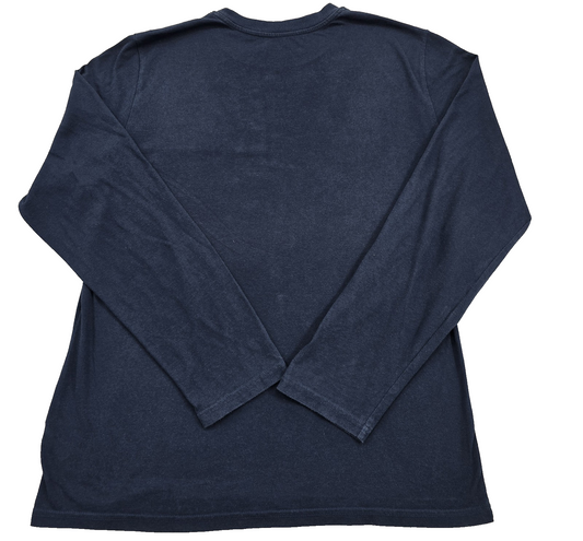 Nautica Men's Long Sleeve Navy Sleep T-Shirt Size S