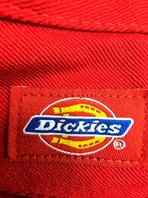 Dickies WP811ER Red Men's Skinny Fit Work Pants Double Knee Twill