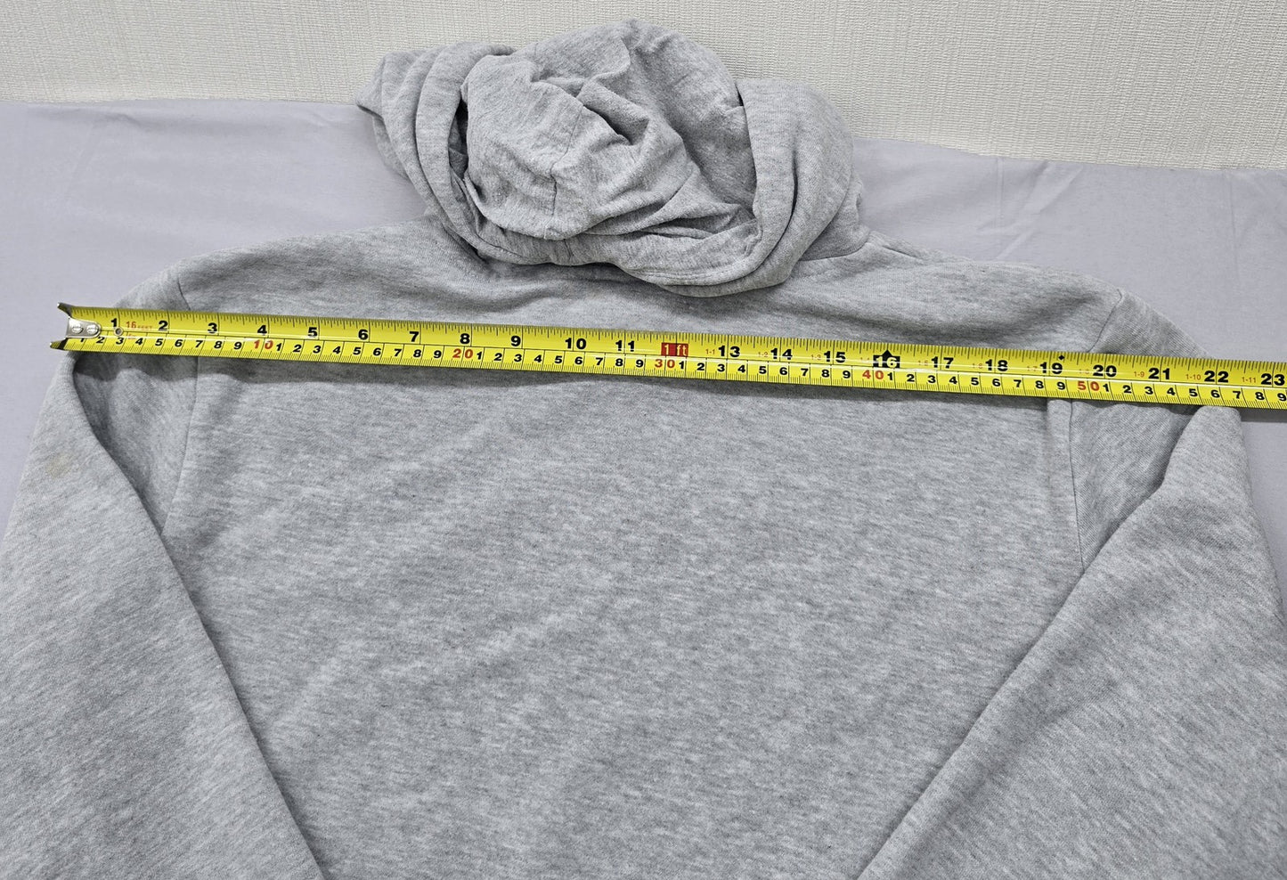 Puma Women's Gray Leopard Print Fleece Hoodie Size M Regular