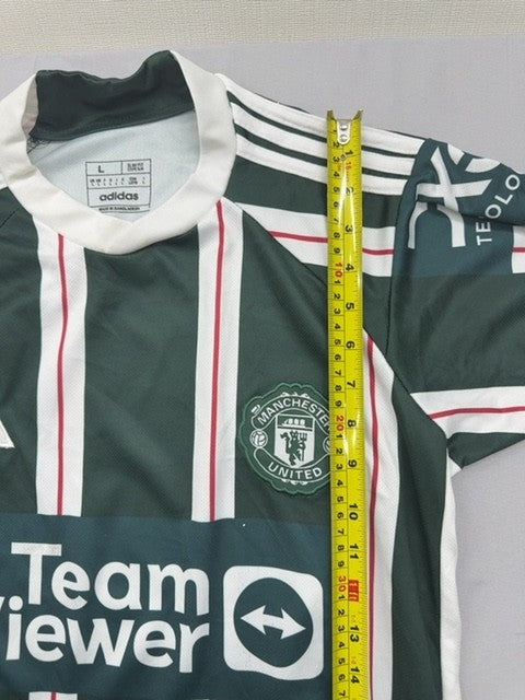 Adidas Manchester United Jersey Green Slim Fit L