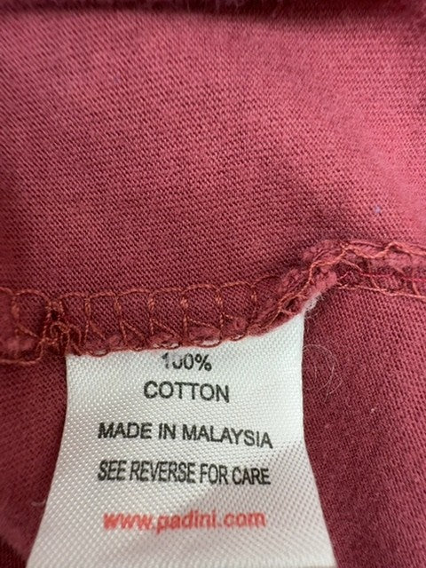 Graphic Tees Boys Maroon Graphic T-Shirt Size L Crew Neck Cotton Jersey