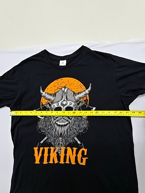 B&C Collection Men's Black Viking T-Shirt XL E150 Regular Fit
