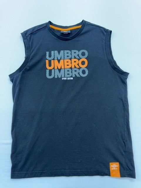 Umbro Boys Navy Tank Top size L product image 1