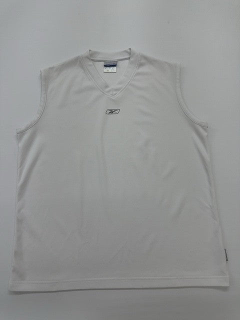 Reebok Men White Tank Top size XL product image 1
