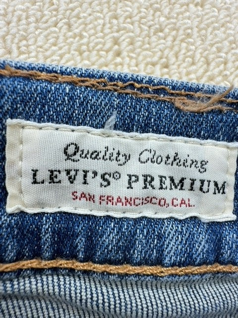 Levi's 511 Men's Slim Fit Blue Denim Jeans W34 L30 Cotton