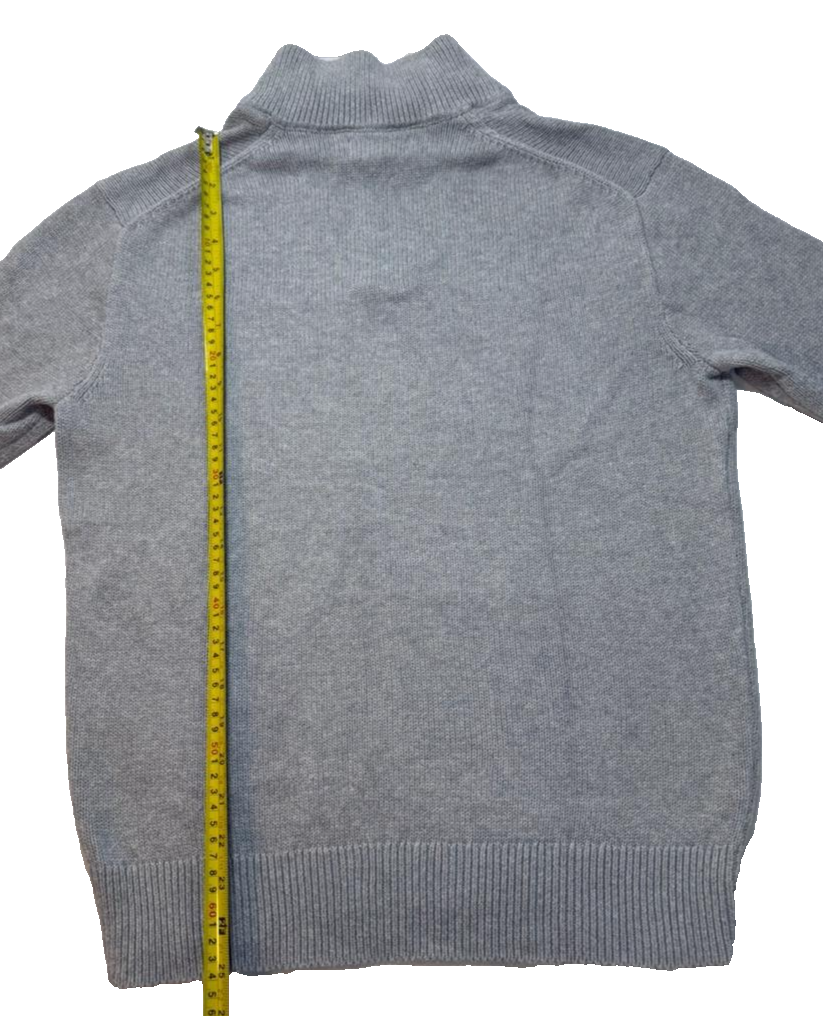 Polo Ralph Lauren Grey Knit Shawl Collar Sweater Men's M
