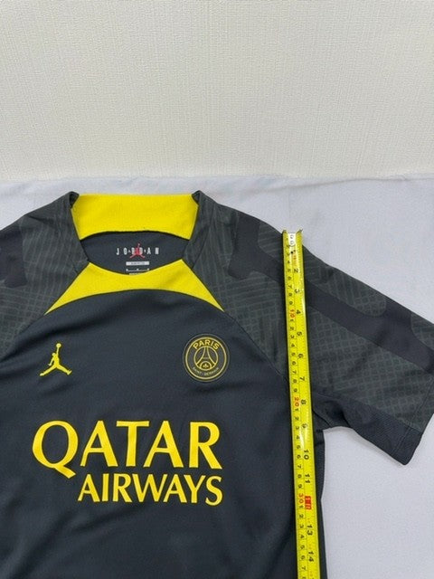 Jordan PSG 23/24 4th Stadium SS Shirt M Black/Yellow Dri-FIT Slim