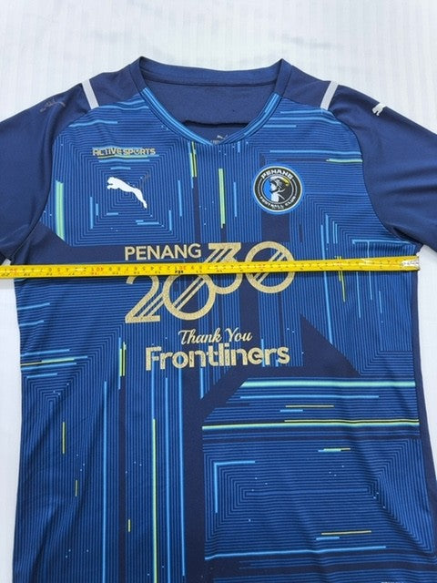 Puma Men's Blue Penang FC Home Jersey Short Sleeve M Drycell