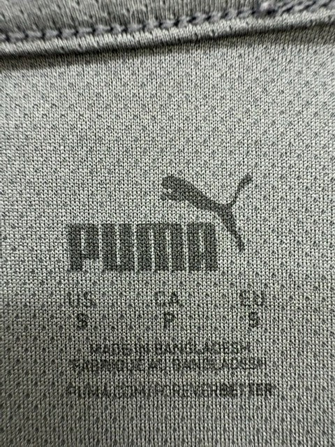 Puma Men's Black Color Block Short Sleeve T-Shirt EU Size Regular Fit