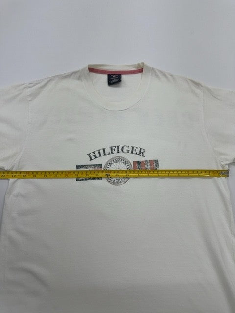 Tommy Hilfiger Men White T-Shirt size L product image 7