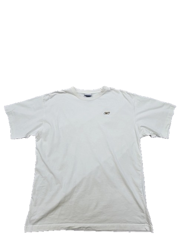 Reebok Men's White Cotton Crewneck Short Sleeve T-Shirt XL Regular