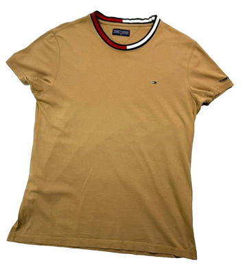 Tommy Hilfiger Regular Fit T-Shirt In Brown - Size M
