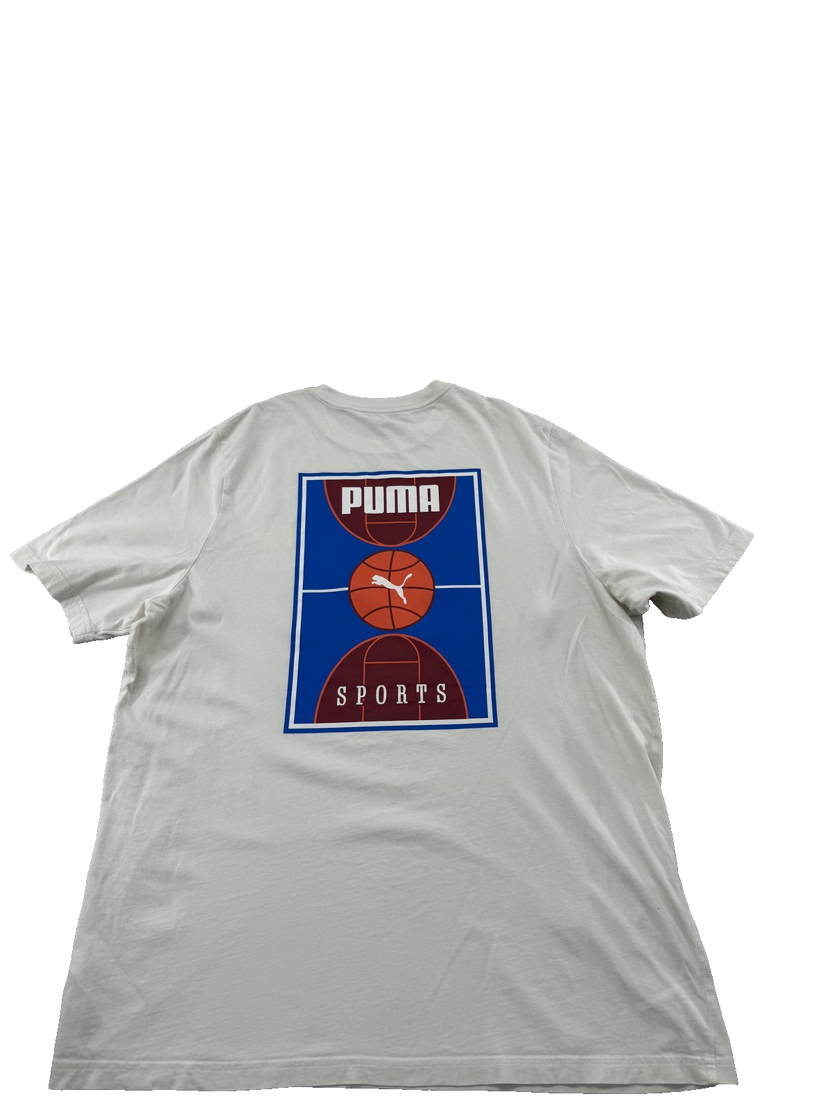 Puma Hooptopia Oversized Basketball Tee XL PUMA White Men's