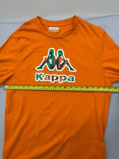Kappa Men's Orange XL Short Sleeve T-Shirt Crewneck Logo Jersey