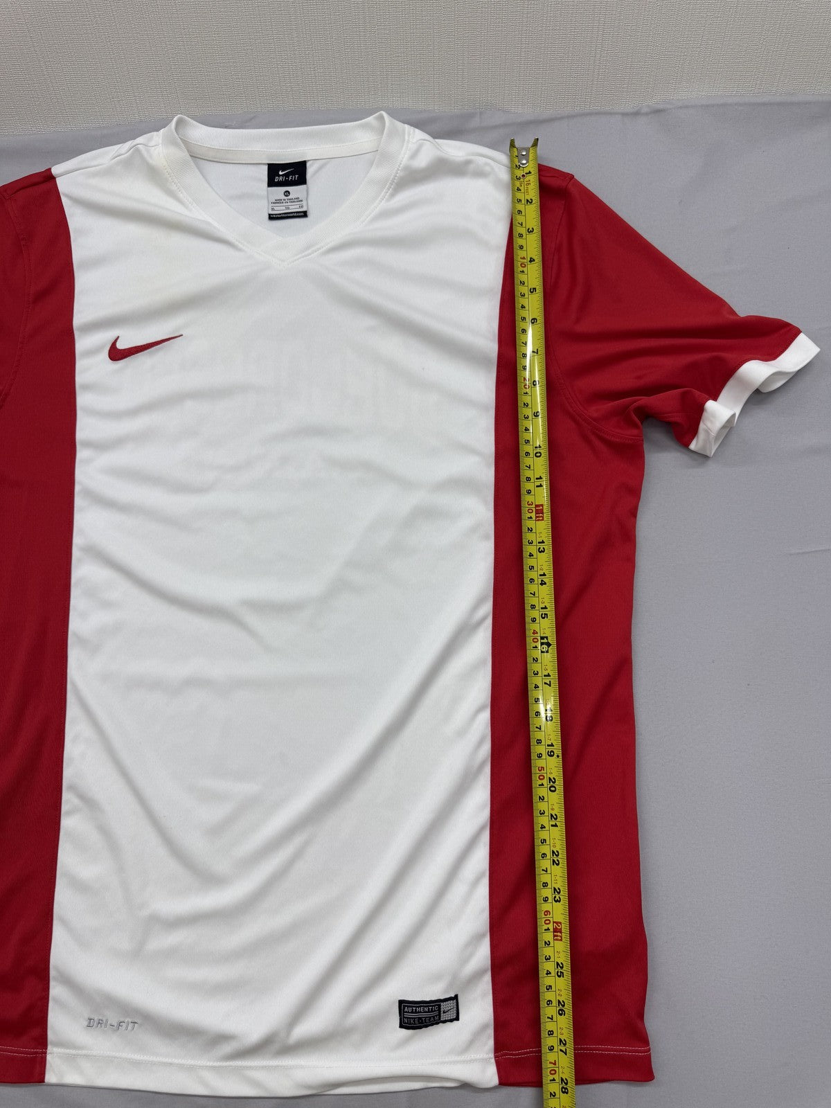 Nike Dri-FIT Borgorosso Red/White XL Men's Football Training Jersey