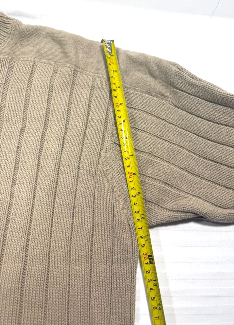 Men's Timberland Ribbed Knit Cotton Blend Sweater - Size M