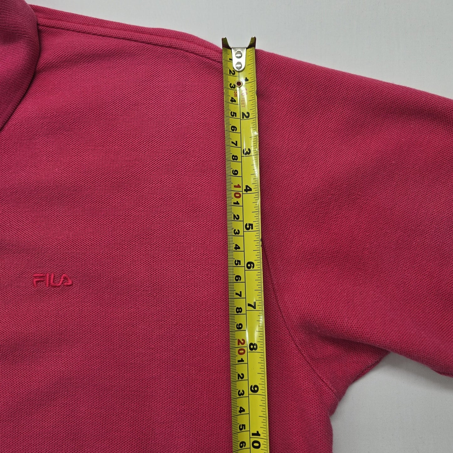 Fila Men Raspberry Polo Shirt Big & Tall Size 2XL Regular Fit Logo