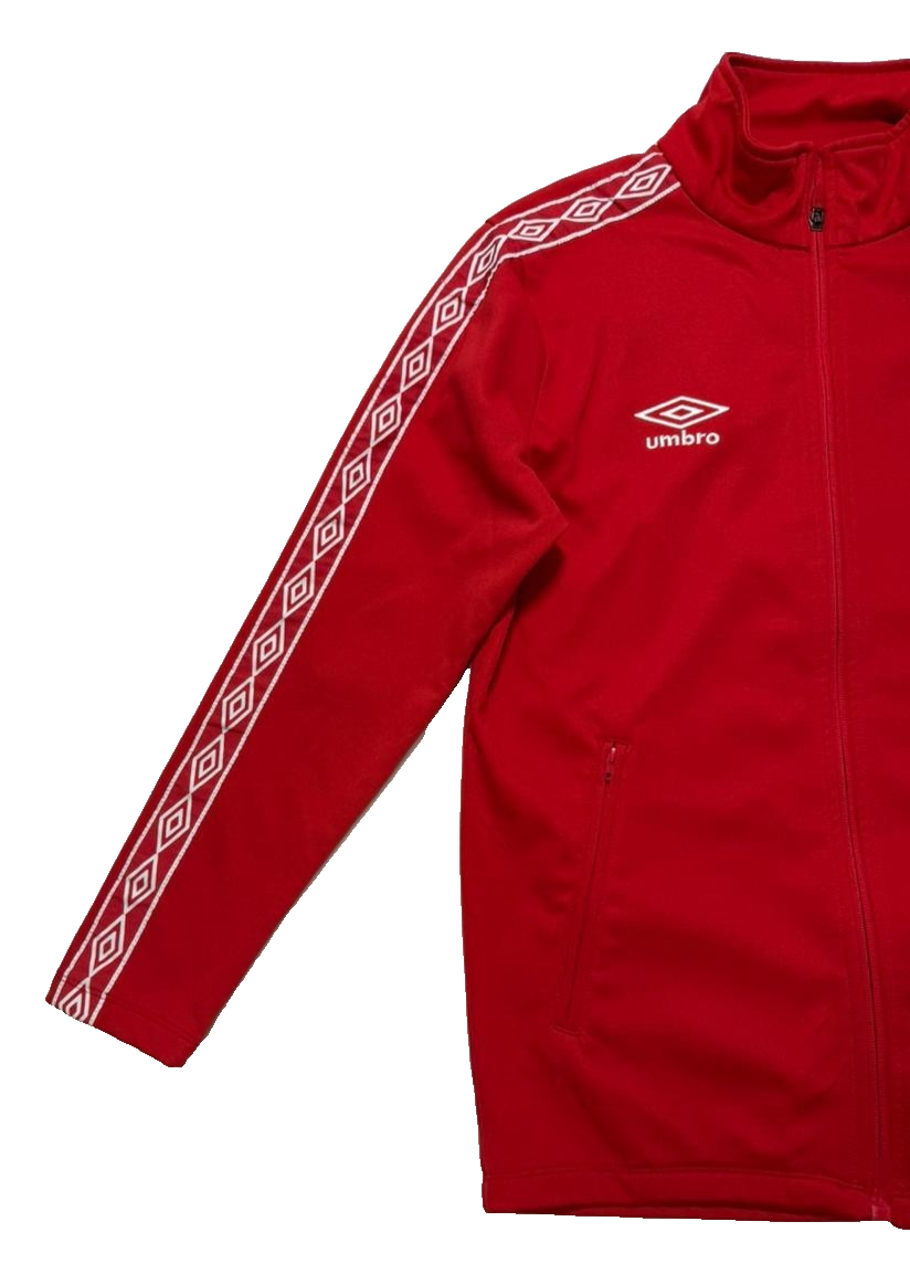 Umbro Red Track Jacket Fcbf Football Club Bousbecque Feminine - Size S