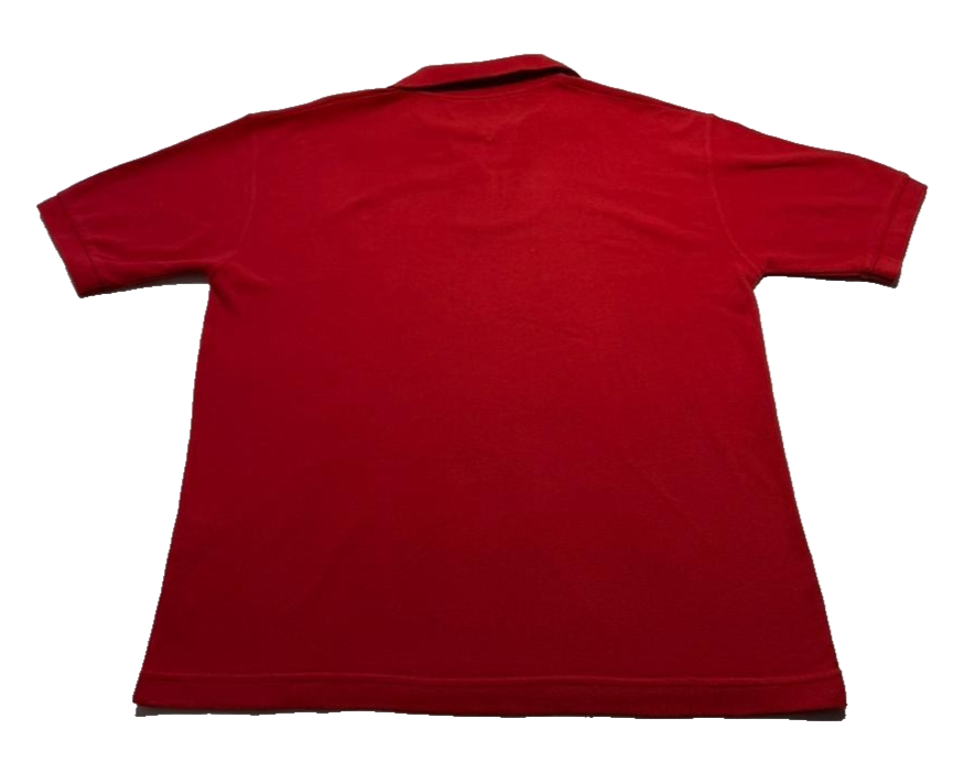 Tommy Hilfiger Men's Red Polo Shirt Size M Embroidered Logo Casual Shirt
