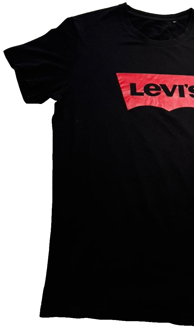 Levi'S Men's Classic Graphic Crewneck T-Shirt In Black - Size XL