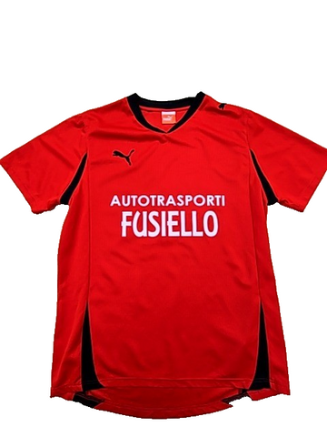 Puma Men's Red Football Jersey L Short Sleeve Crew Neck