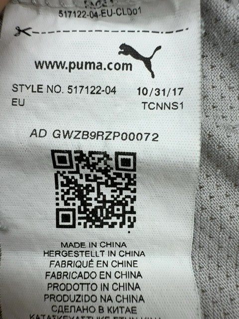 Puma Men's Gray Crew Neck Short Sleeve T-Shirt Model 51712-04