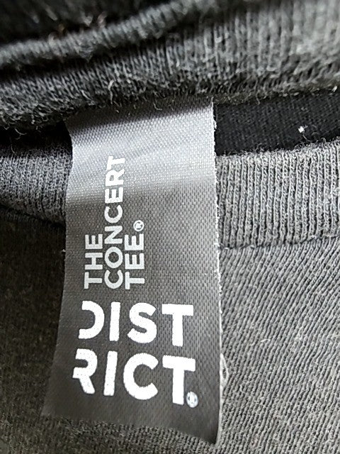 The Concert District Unisex Black Concert T-Shirt XL 100% Cotton 2023