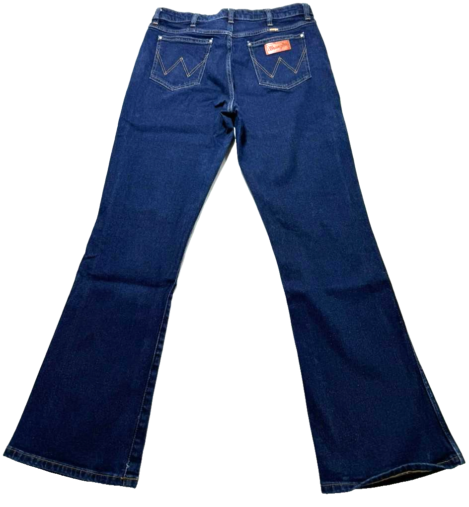 Wranglar Classic Womens Mid Waist Bootcut Blue Jeans Size 14R