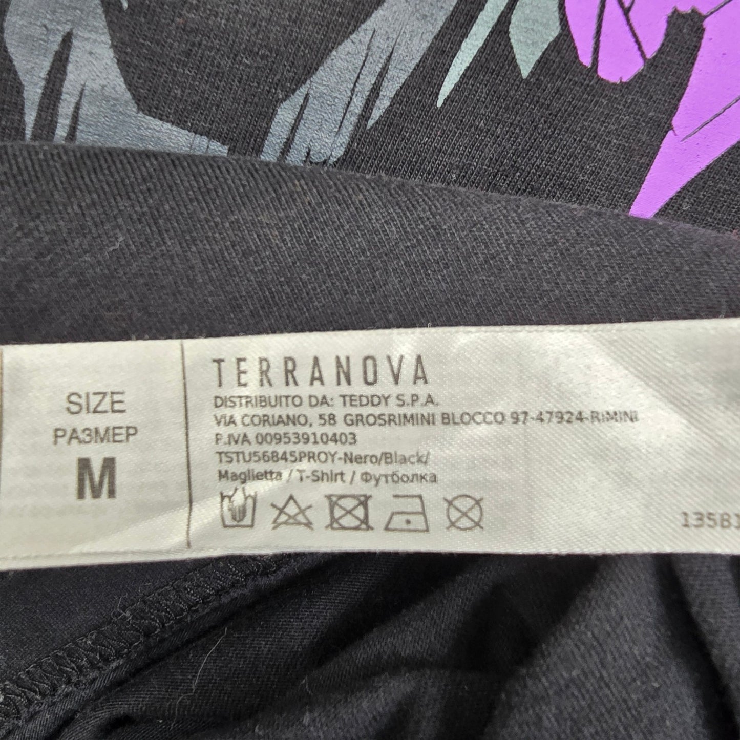 Batman Terranova Men Black T-Shirt size M product image 4
