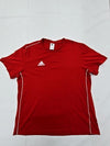 Adidas Men's Red T-Shirt – Size L, Crew Neck