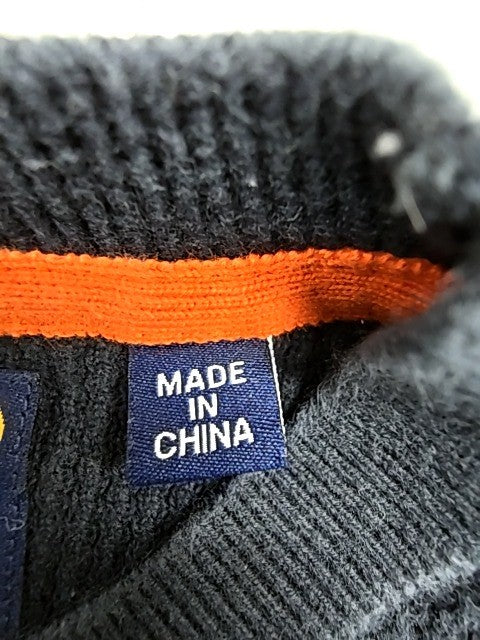 Superdry Men's Navy Cable Knit Crewneck Jumper Medium Regular Fit