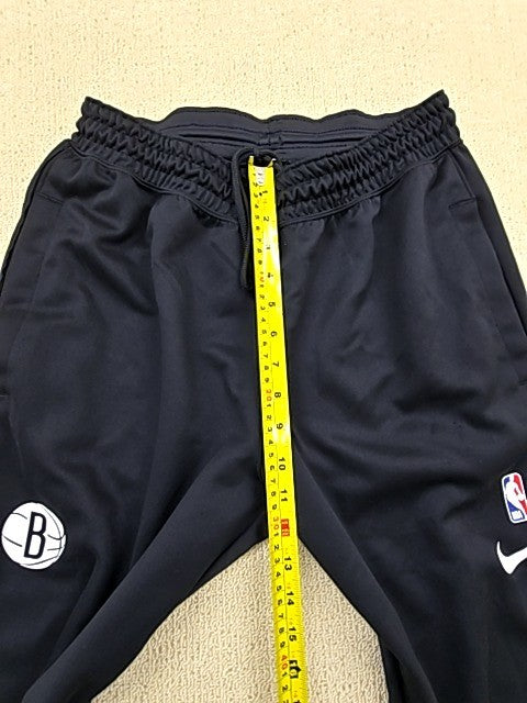 Nike Men's Black Dri-FIT Brooklyn Nets Sweatpants Size M