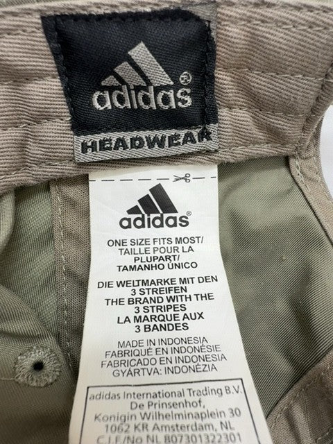 Adidas Unisex Olive Green Bucket Hat Size One Adjustable Strap Canvas NEW