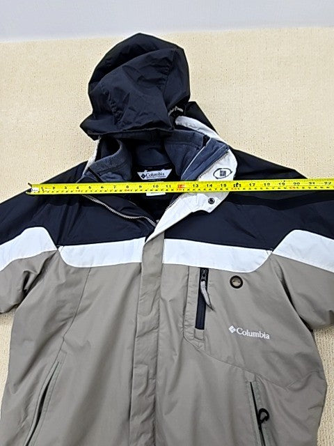 Columbia Men's Grey/Navy 3-in-1 Interchange Jacket M