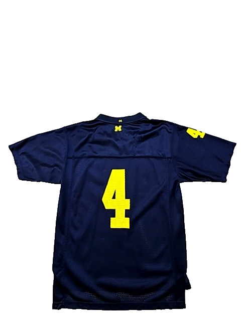 Adidas Michigan Wolverines Navy Blue Replica Jersey L ClimaCool V-Neck