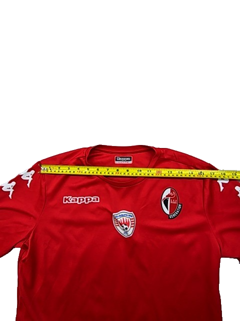 Kappa Red Soccer Jersey Large Short Sleeve Crewneck 100% Poly