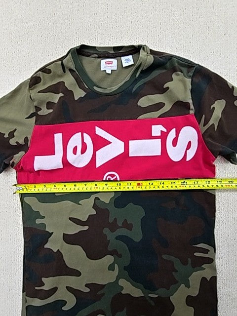 Levi's Men's Camo T-Shirt Size M Regular Fit Cotton Crew Neck