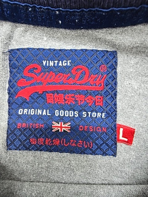 Superdry Men Gray T-Shirt size L product image 4