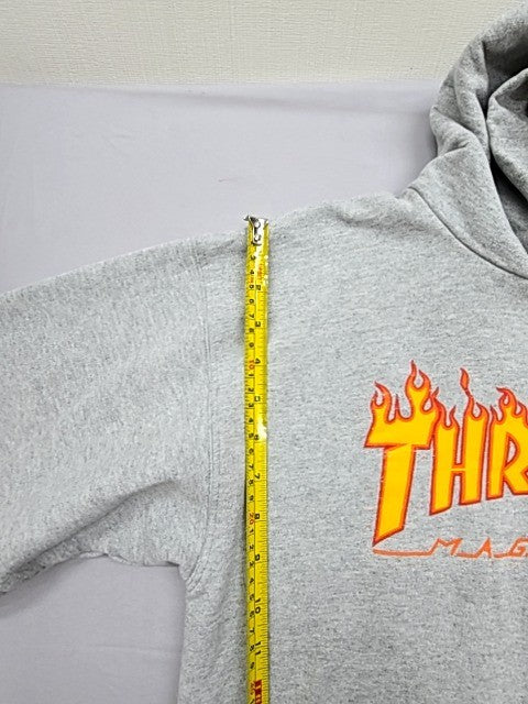 Thrasher Unisex Grey Skate Mag Pullover Hoodie Size S