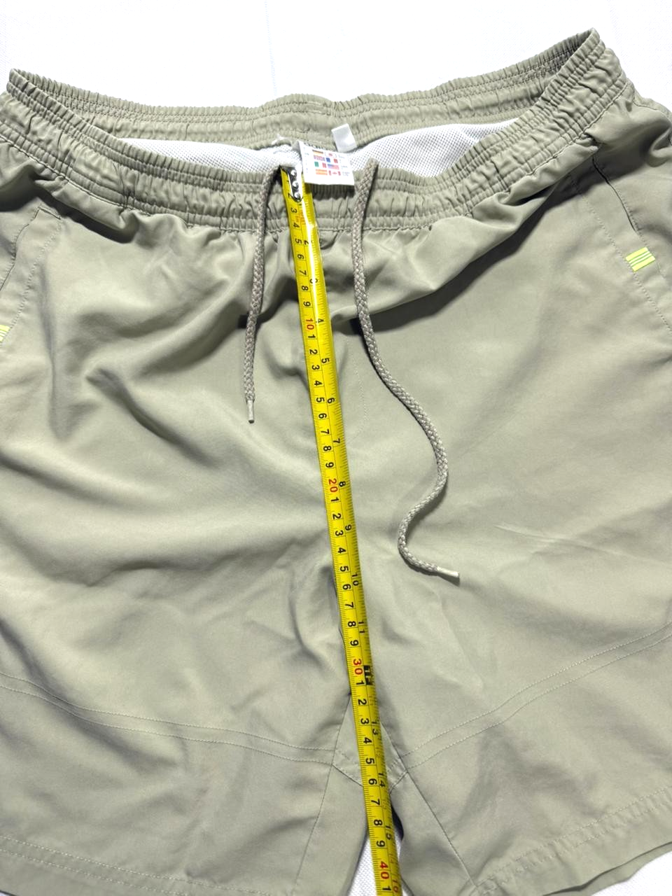 Adidas Men's Training Shorts In A Light Olive Green Color - Size L