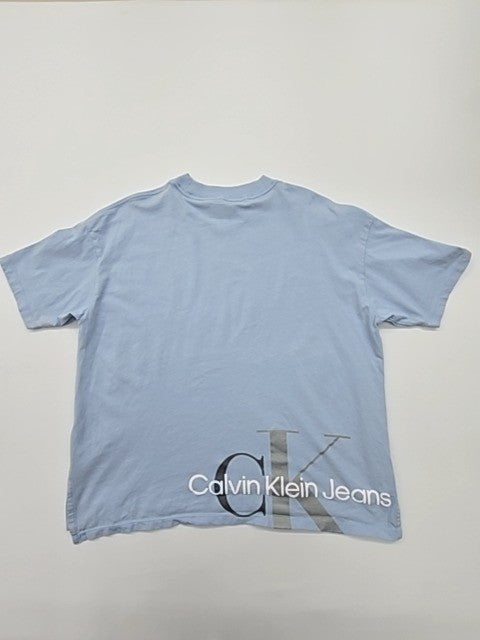 Calvin Klein Jeans Unisex Blue T-Shirt – Size S, Logo
