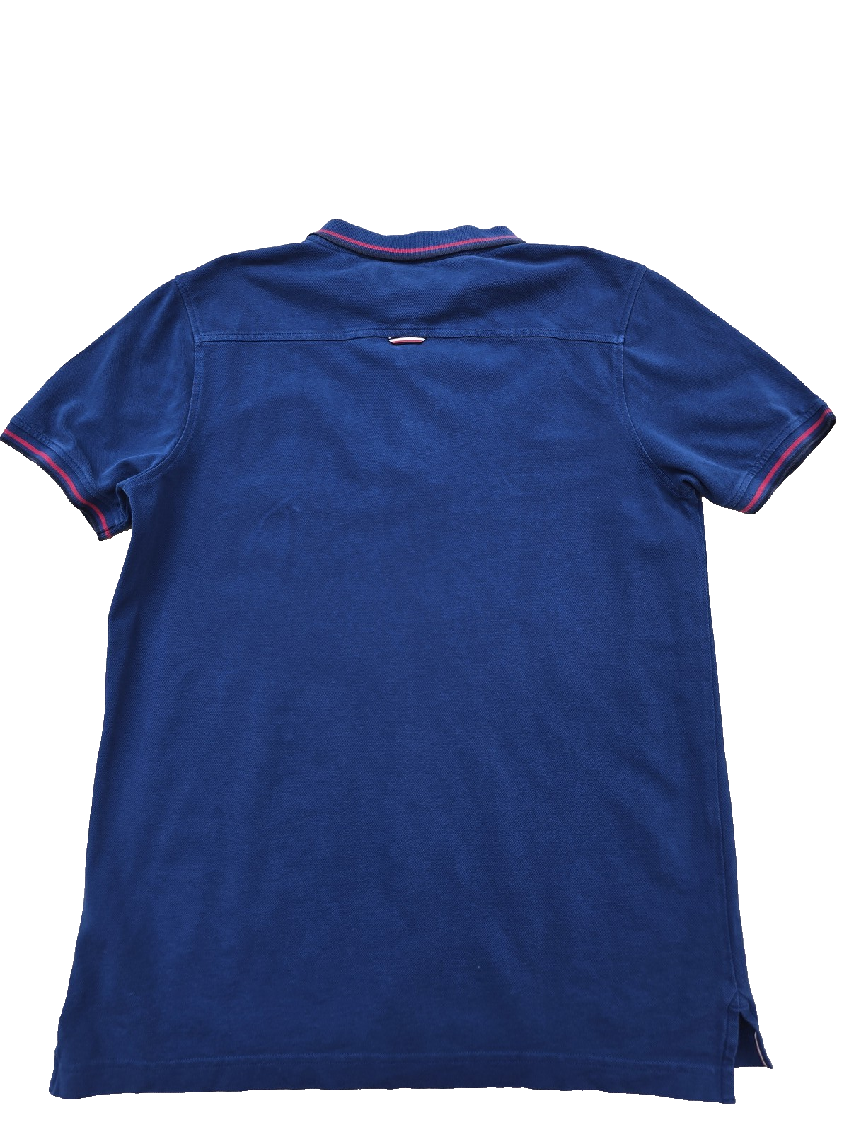 Tommy Hilfiger Men's Navy Slim Fit Short Sleeve Polo L Cotton