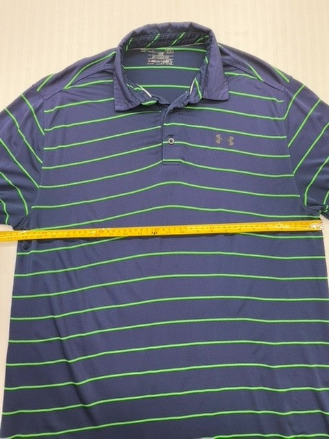 Under Armour Men Blue Polo Shirt size 2XL product image 7