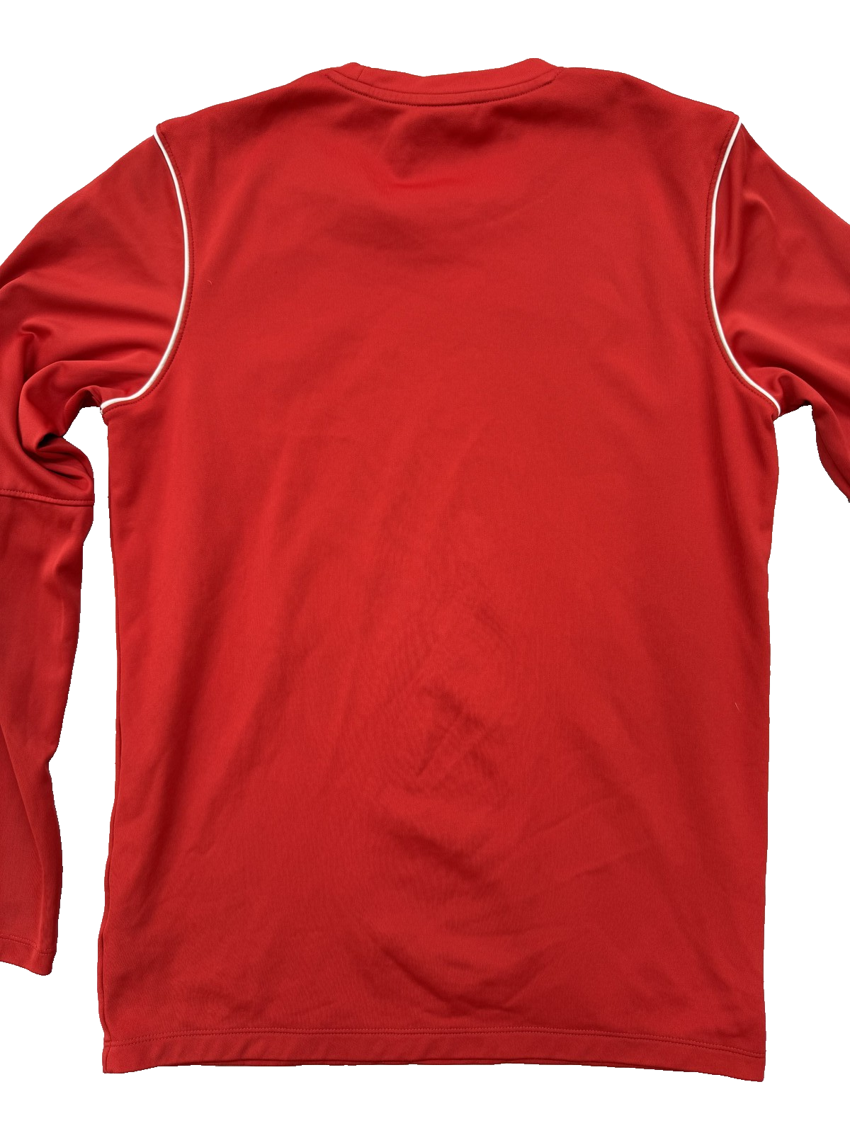 Nike Men's Red Dri-FIT Long Sleeve S Sport Crewneck Tee