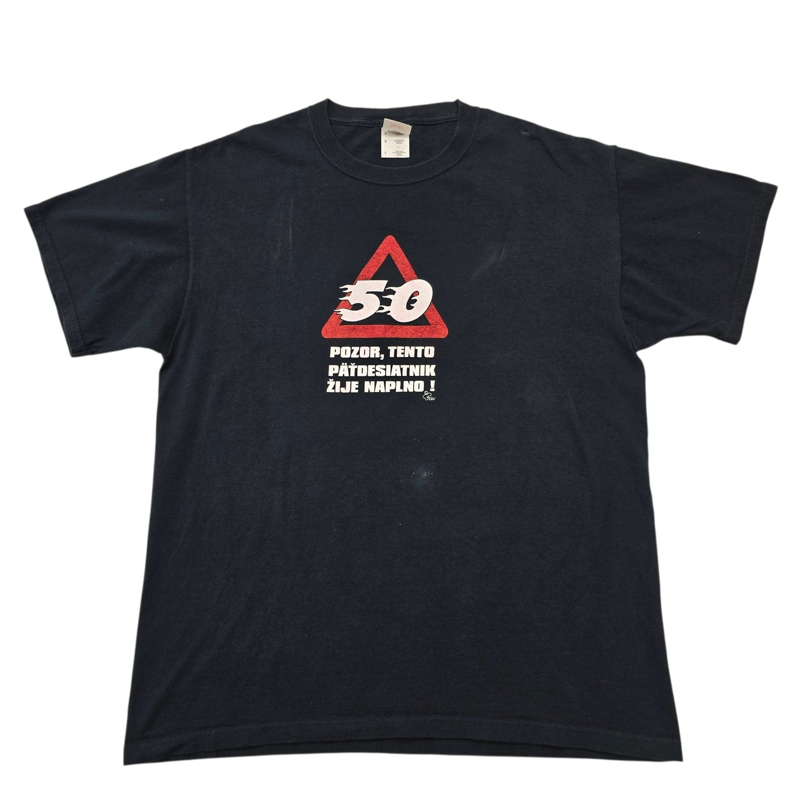 Fruit of the Loom Men Black T-Shirt size L product image 3